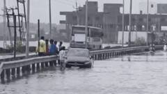 Severe Waterlogging On Somnath Coastal Highway In Madhavpur After Relentless Monsoon Rains