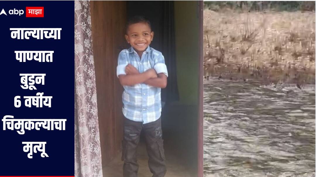 Gadchiroli Bailpola News 6 yearold child dies after drowning in drain water unfortunate incident in Gadchiroli on the day of Pola festival धक्कादायक! नाल्याच्या पाण्यात बुडून 6 वर्षीय चिमुकल्याचा मृत्यू, बैलपोळ्यादिवशीच गडचिरोलीत दुर्दैवी घटना