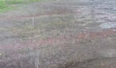 Kheda Rain: કાળા ડિંબાગ વાદળો  વચ્ચે નડિયાદ શહેરમાં ધોધમાર વરસાદ