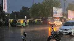 Gujarat Rains: અરવલ્લી જિલ્લામાં ગાજવીજ સાથે ધોધમાર વરસાદ, ખેડૂતો ખુશખુશાલ 