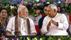 नीतीश कुमार ने पीएम मोदी की तारीफ की, RJD पर कहा- 'पहले वाले लोग काम ठीक नहीं करते थे'