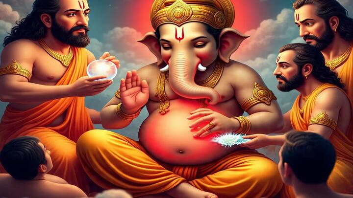 धार्मिक कथांनुसार, गणेशाने एकदा अनलासुर नावाच्या राक्षसाचा पराभव केला. त्या युद्धानंतर गणेशाच्या पोटात प्रचंड उष्णता निर्माण झाली. तेव्हा विविध देवांनी त्याला थंडाव्याचे अनेक उपाय दिले, पण गणेशाला आराम मिळाला नाही. शेवटी काही ऋषींनी दुर्वा अर्पण केल्या आणि त्या क्षणी गणेशाच्या उष्णतेचा नाश झाला. त्यानंतरपासून गणेशाला दुर्वा अतिशय प्रिय मानल्या जाऊ लागल्या.