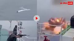 समुद्री जहाज को लूटने आए थे लुटेरे! कमांडो ने एक झटके में पानी को बनाया कब्रिस्तान- दिल दहला रहा वीडियो