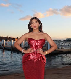 Apoorva Mukhija Stuns in Red Gown As Ex Utsav Dahiya’s Song Sparks Cheating Allegations