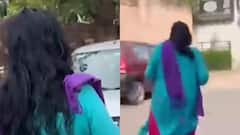 Viral Video: Woman Tears Kurta, Runs During Mohali Police Liquor Raid