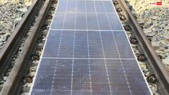 भारतीय रेलवे की पहल, ट्रेन की पटरियों पर सोलर पैनल से होगा लाखों यूनिट बिजली का उत्पादन