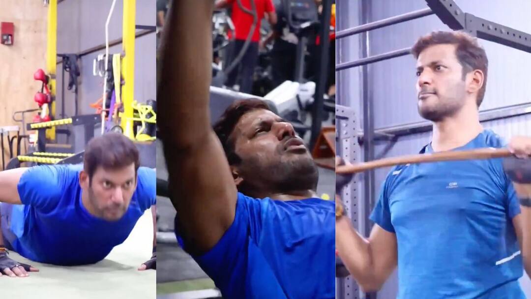 35 ஆவது பட டைட்டில் , திருமணம் , பிறந்தநாள்...வர்க் அவுட் வீடியோ போட்டு கம்பேக் கொடுத்த விஷால் Actor Vishal Work Out Video Vishal Comeback after sai dhanshika 35 ஆவது பட டைட்டில் , திருமணம் , பிறந்தநாள்...வர்க் அவுட் வீடியோ போட்டு கம்பேக் கொடுத்த விஷால்