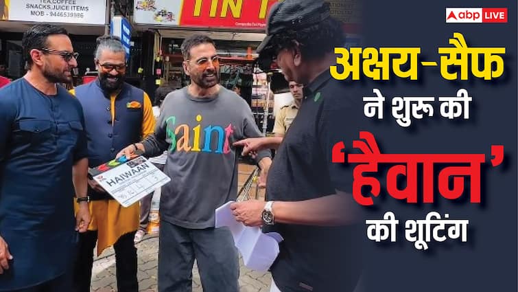 18 साल बाद सैफ अली खान के साथ पर्दे पर धमाल मचाएंगे अक्षय कुमार, शुरू की शूटिंग, फैंस को दिखाई झलक