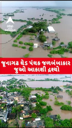 Junagadh Rains: જૂનાગઢ ઘેડ પંથક જળબંબાકાર, જુઓ આકાશી દ્રશ્યો