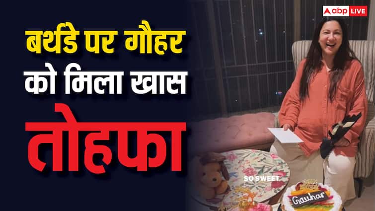 प्रेग्नेंट गौहर खान को बर्थडे पर पति जैद से मिला स्पेशल सरप्राइज, वीडियो शेयर कर फैंस को दिखाई झलक