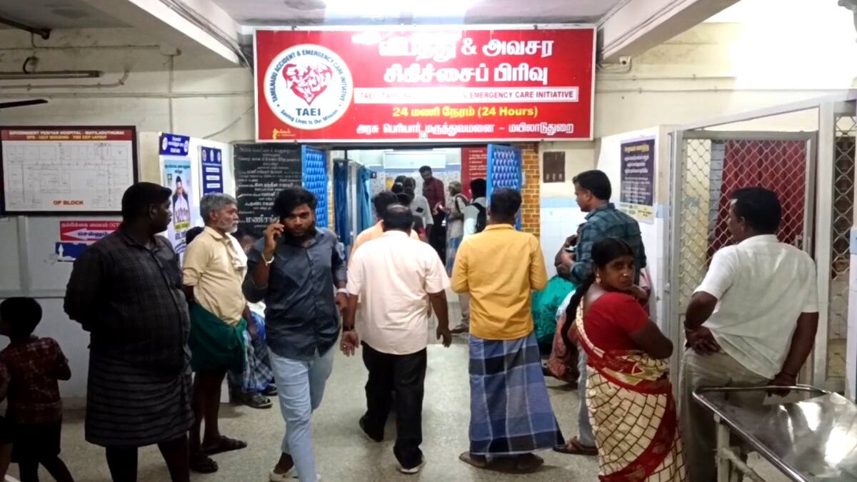 சிறுத்தையைக் கண்டு அஞ்சாத மயிலாடுதுறை, நாயைக் கண்டு அலறல்.