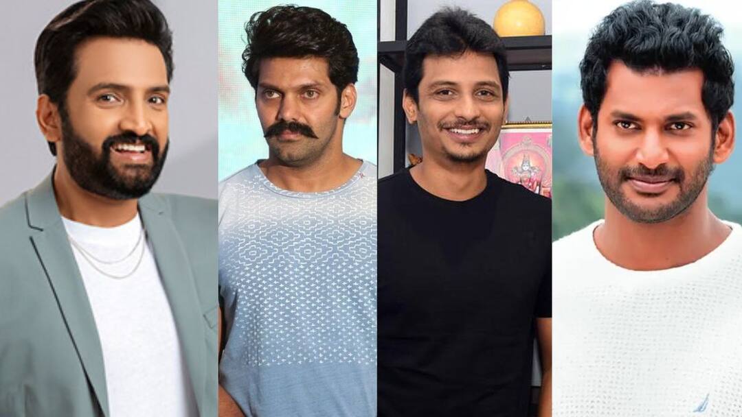 actors likes jiiva Arya and vishal struggle to deliver hit movies without Santhanam திணறும் ஆர்யா , ஜீவா , விஷால்...சந்தானம் இல்லாமல் நடித்த இத்தனை படங்கள் ப்ளாப்பா !