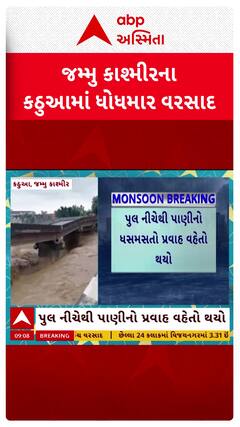 Jammu Kashmir Rains: કઠુઆ પાસેથી પસાર થતી સાહરખંડ નદીનો ડરામણો નજારો જોવા મળ્યો