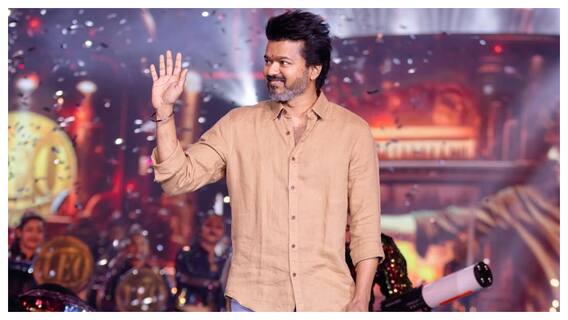 Vijay Fan Risks Life Hanging Off Railing To Give Him A Book In Madurai. Watch Video