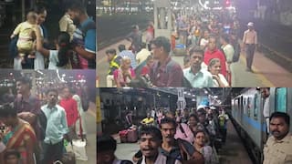 Konkan Railway Ganpati: कोकणात जाण्यासाठी ठाणे रेल्वे स्थानकांवर प्रचंड गर्दी, 24 तास आधीपासून रांगा