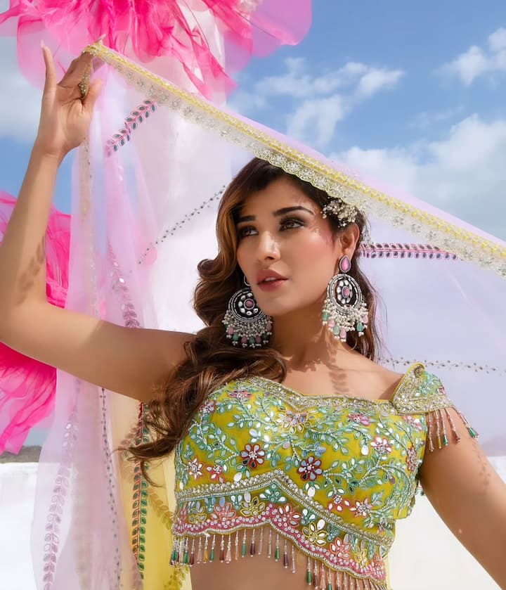 Earlier, when his name was selected for the contestant list, the excitement level of the fans was very much seen. Now she is adding beauty to her beauty in Bigg Boss house.