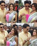Fans Go Wild As Janhvi & Sidharth Take Delhi by Storm For Param Sundari, See Pics