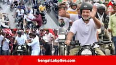 ‘বুলেট’ চেপে বিহারের রাস্তায় রাহুল গাঁধী, ভিড় টপকে এসে চুম্বন তরুণের, প্রশ্ন নিরাপত্তায়