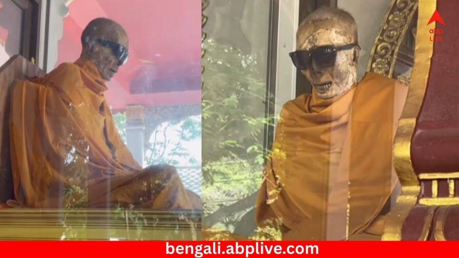 Thailand Koh Samui monk in same meditation position for 50 years even after his death Lizards Nest Under the Skin Viral News: মৃত্যুর পরেও ৫০ বছর ধরে একইভাবে ‘ধ্যানমগ্ন’ আসনে এই সন্ন্যাসী, দেহে বাসা বানিয়েছে কীটপতঙ্গ ! এই মন্দিরে গেলে মিলবে দেখা