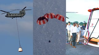 ISRO Successfully Conducts First Integrated Air-Drop Test For Gaganyaan Parachute System