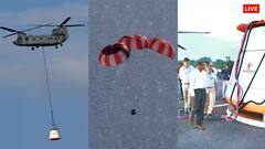 ISRO:ગગનયાન મિશન તરફ ભારતનું મહત્વનું પગલું,ક્રૂ મોડ્યુલનું એર ડ્રોપ ટેસ્ટ સફળ