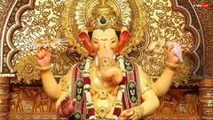 Lalbaugcha Raja 2025 Fist Look: लालबागचा राजा की पहली झलक इन तस्वीरों में देखें, बहुत खास है 2025 की थीम