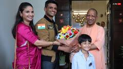 लखनऊ पहुंचे शुभांशु शुक्ला ने परिवार के साथ की सीएम योगी आदित्यनाथ से मुलाकात, सामने आई तस्वीर