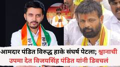 आमदार पंडित विरुद्ध हाके संघर्ष पेटला; श्वानाची उपमा देत विजयसिंह पंडित यांनी डिवचलं, म्हणाले, 'त्यावर जास्त मी बोलणार...'