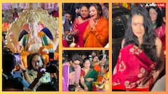 एंटीलिया चा राजा को घर लाए अनंत-राधिका, अंकिता-युविका ने भी किया गणपति बप्पा का स्वागत