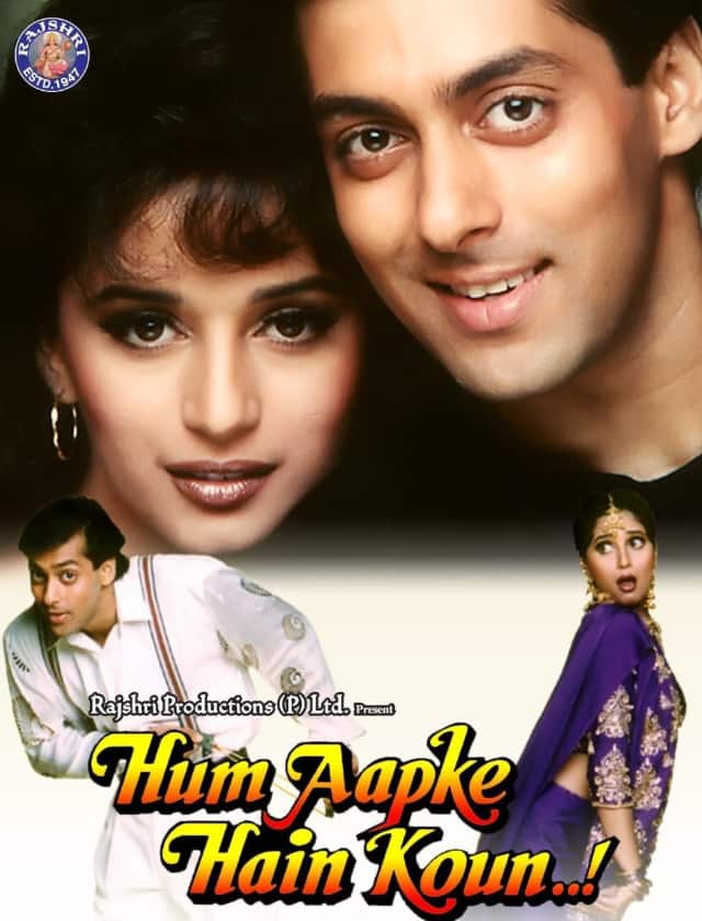 Hum Aapke Hain Kaun, this film gave Salman Khan the status of 'Family Hero'. Madhuri Dixit was seen opposite Salman in this superhit film. The film broke the record of the box office collection of that era by earning 72.47 crores and it is counted among the biggest hit films of Indian cinema.