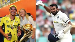 Cheteshwar Pujara: ”வெச்சு செய்த புஜாரா,  விக்கெட்டே வேண்டாம் என ஓடிய ஆஸ்தி.,” பாராட்டி தள்ளிய ஸ்டார்க்கின் மனைவி