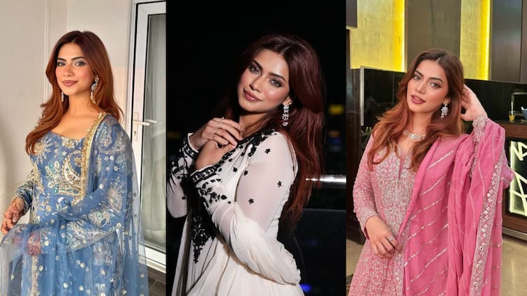बॉलीवुड एक्ट्रेस से कम नहीं बिग बॉस 19 की ये हसीना, ट्रेडिशनल लुक में देती हैं रॉयल वाइब्स