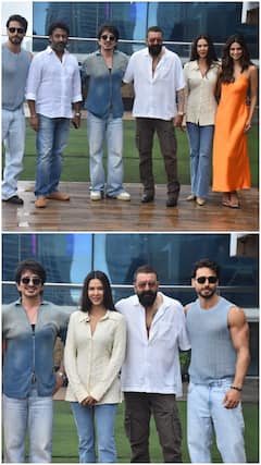 बागी 4 की स्टारकास्ट ने शुरू किया प्रमोशन, बेहद डैशिंग लगे संजू और टाइगर