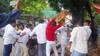 NSUI के समर्थकों ने धर्मेंद्र प्रधान का किया विरोध, काला झंडा दिखाया, BJP कार्यकर्ताओं ने पीटा
