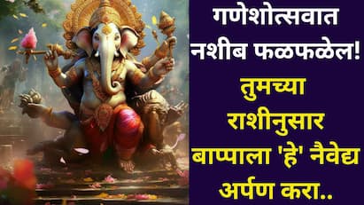 यंदाचा गणेशोत्सव 'या' 6 राशींचं नशीब फळफळणार! तुमच्या राशीनुसार बाप्पाला 'हे' नैवेद्य अर्पण करा, भरभरून आशीर्वाद मिळेल