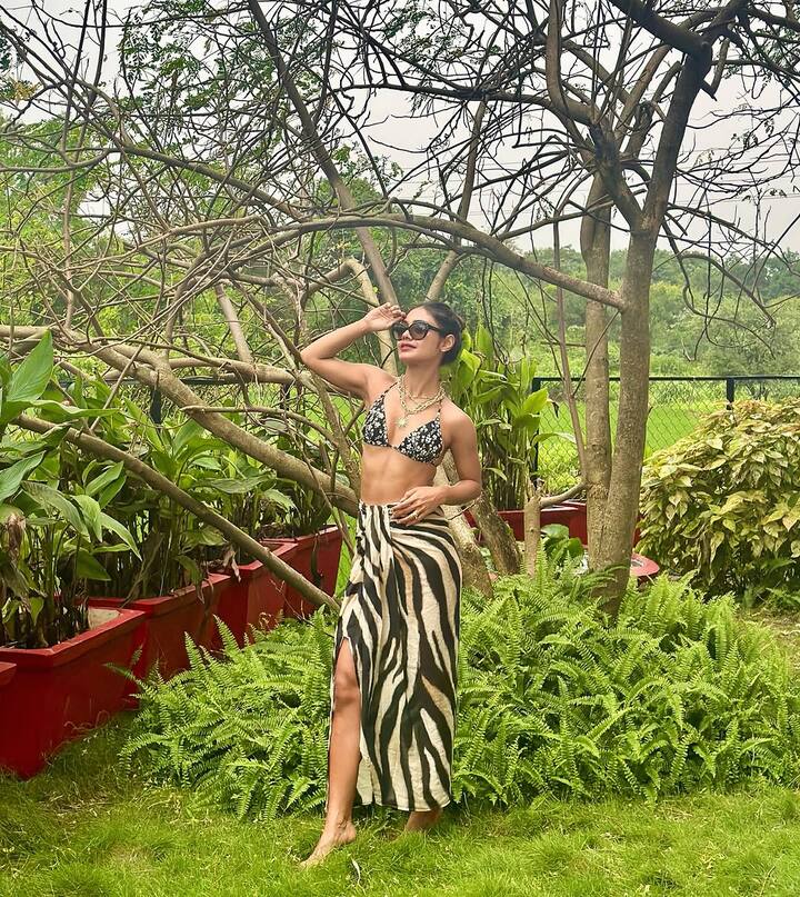 Hasina's very glamorous style was seen in viral photos. Seeing the beauty of the actress in these pictures, anyone's heartbeat will intensify.