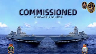 Navy Inducts Stealth Frigates INS Udaygiri, INS Himgiri In Historic Twin Commissioning At Visakhapatnam