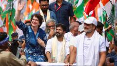 बिहार: 'वोटर अधिकार यात्रा' में प्रियंका गांधी शामिल, तेलंगाना के CM भी पहुंचे, उत्साहित हुई भीड़