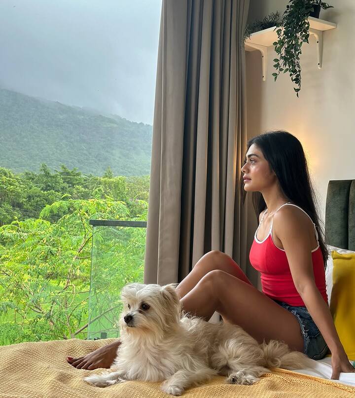 This diva with 1 million followers on Instagram is often seen making people crazy with her stylish style. Now once again, he has intensified the beats of his beauty.