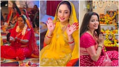 हरतालिका तीज पर भोजपुरी एक्ट्रेसेस के पारंपरिक लुक ने जीता दिल, गहने और सिंदूर में तस्वीरें वायरल