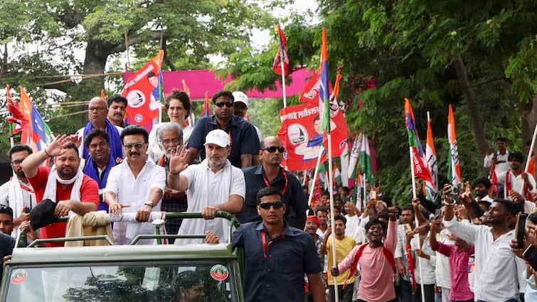 ‘NDA Will Lose If Elections In Bihar Are Held Fairly’: Stalin At Voter Adhikar Yatra ‘NDA Will Lose If Elections In Bihar Are Held Fairly’: Stalin At Voter Adhikar Yatra
