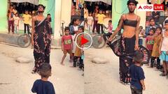 पूरे मर्द समाज ने एक साथ मांगी माफी! साड़ी पहन लड़के ने गांव के चौक पर बनाई रील, यूजर्स ने पीटा माथा- वीडियो वायरल