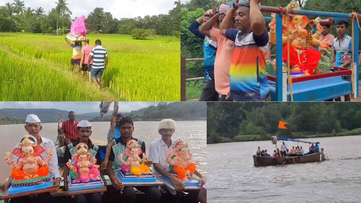 Ganesh Chaturthi 2025: आज राज्यभरात लाडक्या गणपती बाप्पाचे आगमन होत आहे. कोकणात पारंपरिक पद्धतीने गणपती घरी आणले जात आहेत. राज्यभरात गणेशोत्सवाचा उत्साह