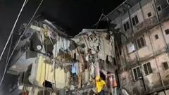 वसई-विरार में गणपति मंदिर के पास ढही चार मंजिला बिल्डिंग, 2 की मौत, मलबे में फंसे कई लोग