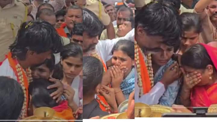 त्याचबरोबर जमलेले इतर महिलांनी देखील जरांगेंच औक्षण केलं. यावेळी सर्वजण भावूक झाल्याचं दिसून आलं.