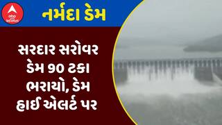 Sardar Sarovar Dam : ઉપરવાસમાં સારા વરસાદને પગલે સરદાર સરોવર ડેમ 90 ટકા ભરાયો, ડેમ હાઈ એલર્ટ પર