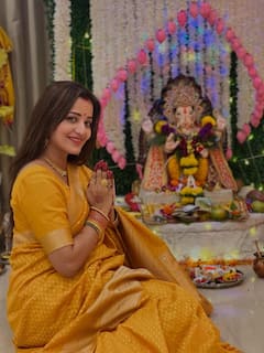 भोजपुरी सितारों में भी गणेश चतुर्थी की धूम, मोनालिसा से काजल तक ने किया गणपति पूजन