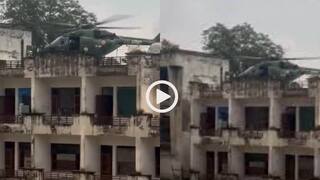 Video: मिशन इंपॉसिबल जैसा सीन, रेस्क्यू करने गए हेलीकॉप्टर के उड़ते ही गिर गई इमारत, देखें वीडियो