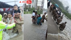 ప్రజల ప్రాణాలకు వీళ్ల ప్రాణాలు అడ్డేస్తున్నారు - వరదల్ని ఎదిరిస్తున్న కామారెడ్డి రియల్ హీరోలు - వీడియో