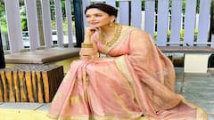 Madhuri Dixit Photo: પિંક સાડીમાં માધુરી દીક્ષિતનો મનમોહક અંદાજ, જુઓ સુંદર તસવીરો